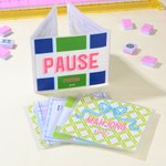 Funda protectora impermeable para cartas de Mahjong con nombre y año de la Liga Nacional de Mahjong Regalo para los amantes del Mahjong 2