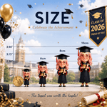 Gepersonaliseerd Mini 3D Afstudeer Fotobeeldje Plaquette met Tekst Verjaardag Afstuderen Keepsake Verjaardagscadeau voor Afgestudeerden