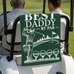 Personlig Best Daddy Multicolor Waffle Quick Dry Name Golfhåndkle med karabinkrok Sportstilbehør Bursdag farsdagsgave til pappa golfspillere