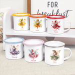 Tazza smaltata personalizzata da 12 once con nome per uso quotidiano Regalo di compleanno per ragazze