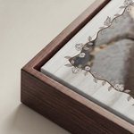 Toile personnalisée avec portrait et nom d'animal de compagnie - Cadeau de commémoration pour propriétaire d'animaux