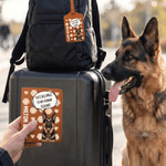 Henkilökohtainen monivärinen Pet Photo Passinhaltija matkatavaramerkki nimellä Summer Travel lahja lemmikkieläinten omistajalle