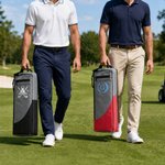 Personalisierte Golf Thema Monogramm isoliert Bier Kühltasche mit ersten und Namen Sport Zubehör Golf Club Geburtstagsgeschenk für Golfliebhaber