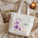 Sac à dos en velours côtelé de grande capacité avec nom Utilisation quotidienne Anniversaire Cadeau d'enterrement de vie de jeune fille pour elle