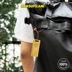 Etichetta per bagagli personalizzata con testo Leopardo a coda lunga Marsupilami Regalo di compleanno per gli amanti dei viaggi in famiglia | Callie × Marsupilami®