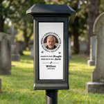 Personalized Always Loved Butterfly Photo Solar Garden Light with Name and Year Garden Decor Memorial Sympathy Gift for Family Friend