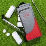Personalisierte Golf Thema Monogramm isoliert Bier Kühltasche mit ersten und Namen Sport Zubehör Golf Club Geburtstagsgeschenk für Golfliebhaber