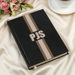Personalized Shadow Monogram A5 Journal Notebook Daily Journaling Birthday Wedding Party Gift for Women