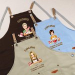 Grembiule personalizzato con nome e tasca - Regalo originale per chi ama la cucina