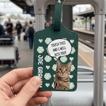 Henkilökohtainen monivärinen Pet Photo Passinhaltija matkatavaramerkki nimellä Summer Travel lahja lemmikkieläinten omistajalle