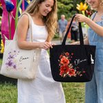 Sac à dos en velours côtelé de grande capacité avec nom Utilisation quotidienne Anniversaire Cadeau d'enterrement de vie de jeune fille pour elle