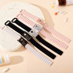 Bracelet d'alerte médicale étanche personnalisé avec symbole médical et nom - Cadeau de voyage à porter au quotidien pour les patients