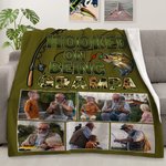 Couverture personnalisée avec 2-6 photos Cadeau de fête des grands-parents Cadeau de fête des pères pour papa grand-père