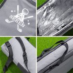 Personalisierte Golf Thema Monogramm isoliert Bier Kühltasche mit ersten und Namen Sport Zubehör Golf Club Geburtstagsgeschenk für Golfliebhaber