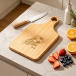 Planche à découper réversible pour le fromage et la charcuterie avec poignée Cadeau d'anniversaire de pendaison de crémaillère pour joueur de football