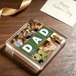 My Hero, My Protector, My Dad - Personalized 6-Photo Acrylic Collage Plaque Father's Day Gift
