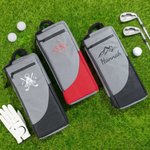 Personalisierte Golf Thema Monogramm isoliert Bier Kühltasche mit ersten und Namen Sport Zubehör Golf Club Geburtstagsgeschenk für Golfliebhaber
