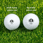 Personalizado Golf Swing Silueta Multicolor Golf Ball Stamp Club Competition Souvenir Birthday Gift for Golf Lover Golfer