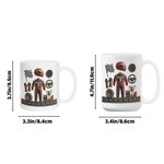 Henkilökohtainen Racing Teema 11/15 oz Keraaminen kahvimuki, jossa on nimi Päivittäinen käyttö Syntymäpäivä Pelipäivä Lahja miehille Pojat Racing ystäville