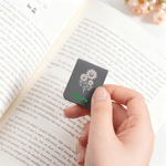 Personalized Birthstone Birth Flower Magnetic PU Leather Bookmark Clip with Name Reading Accessory Daily Use Birthday Gift for Women Book Lovers