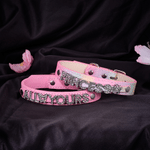 Personalizado Rhinestone Gargantilla de cuero collar ajustable con el nombre de Cosplay Cumpleaños Aniversario Día de San Valentín regalos para ella