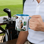 Personalised Golf-Themed Elements 11 oz 15 oz Ceramic Mug with Name Golf Club Use Birthday Father's Day Gift for Golf Lover Father