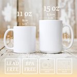 Henkilökohtainen paras isä ikinä Fist Bump Star 11 oz 15 oz Keraaminen muki nimellä Päivittäinen käyttö Isänpäivälahja isän perheelle