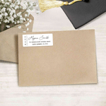 Personalized Graduation Cap Return Address Labels with Name and Year Graduation Gift for Graduate