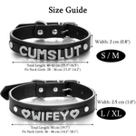 Personalizado Rhinestone Gargantilla de cuero collar ajustable con el nombre de Cosplay Cumpleaños Aniversario Día de San Valentín regalos para ella
