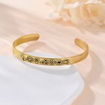 Personalizada Multicolor 1-15 Flores de Nacimiento Pulsera Ajustable con Mensaje Grabado Uso Diario Día de la Madre Regalo para Amigos de la Familia