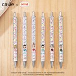 Gepersonaliseerde kleurrijke Emoji Mix Cartoon Karakter Balpen met Naam Dagelijks Gebruik Verjaardagscadeau voor Familie | Callie × emoji ™