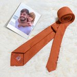 Personalised Multicolour Classic Dad Photo Necktie with Text and Gift Box Anniversary Father's Day Gift for Dad Husband