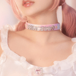 Personalizado Rhinestone Gargantilla de cuero collar ajustable con el nombre de Cosplay Cumpleaños Aniversario Día de San Valentín regalos para ella