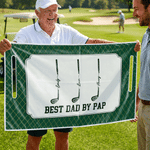 Personalised Golf Club Golf Cart Seat Cover with 1-10 Names and Title Golf Course Accessories Father's Day Birthday Gift for Father Golf Lover