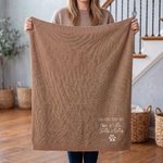 Gepersonaliseerd Geborduurd Beschermd Door Gebreid Zacht Katoenen Babydeken met Naam Baby Shower Verjaardagsgeschenk voor Pasgeborenen Kinderen