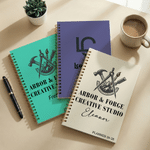Gepersonaliseerd Bedrijfslogo Ontwerp 2026-2028 Planner Spiraal A5 Notitieboekje met Naam Promotie Verjaardagscadeau voor Werknemer