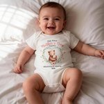 Dalle mie braccia al mio cuore - Maglietta personalizzata mamma bambino con cuore floreale, body abbinato, regalo per la prima festa della mamma