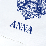 Personalisierte marokkanischen Stil Hochzeit Initial Serviette mit Namen Familie Gathering Hochzeitsgeschenk für Braut Familie