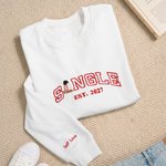 Personnalisé Multicolore brodé photo unique T-shirt doux Sweatshirt Hoodie avec année quotidienne Cadeau d'anniversaire pour jeune Ami