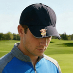 Personalised Highland Cow Birth Flower Magnetic Hat Clip Golf Ball Marker with Name Game Day Golf Club Birthday Gift for Golf Lover