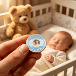 Personalized Funny Photos Mommy's Daddy's Turn Decision Coin with Name Daily Use First Father's Mother's Day Baby Shower Gift for New Parent Mom