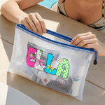 Personalised Artistic Name Waterproof Sandproof Pool Beach Bag Daily Use Summer Holiday Travel Beach Party Gift for Women