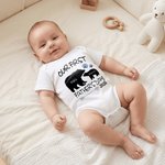 Personalised Our First Father's Day Together Father and Baby Matching Set 100% Cotton Shirt with Names Father's Day Gift for Baby New Dad