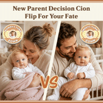 Personalized Funny Photos Mommy's Daddy's Turn Decision Coin with Name Daily Use First Father's Mother's Day Baby Shower Gift for New Parent Mom