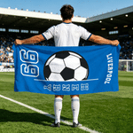 Personalized Soccer Quick Dry Oversized Beach Towel with Name Number and Team Name Birthday Summer Beach Party Gift for Sports LoversFamily Friends