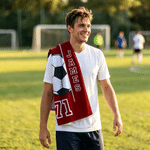 Personalized Soccer Quick Dry Oversized Beach Towel with Name Number and Team Name Birthday Summer Beach Party Gift for Sports LoversFamily Friends
