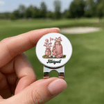 Personalised Golf Bag Magnetic Hat Clip Golf Ball Marker with Name Birthday Game Day Gift for Golf Player