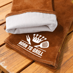 Guanti da grigliata personalizzati con motivo BBQ, resistenti al calore e con nome Regalo per la festa del papà per il nonno amante del barbecue