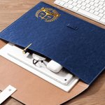 Personalized Scales of Justice Waterproof PU Leather A4 File Folder with Name Business Trip Essentials Office Birthday Gift for Office Worker Lawyer
