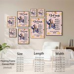 Retrato de graduación personalizado Versículo de Biblia Impresiones en lienzo con nombre Decoración para el hogar Regalo de graduación para graduados